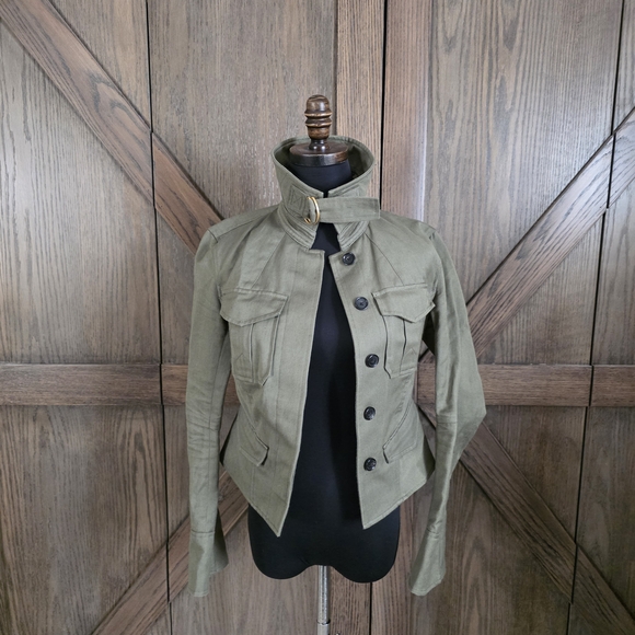 A.L.C. Jackets & Blazers - A.L.C. Olive Green Military-Style Utility Jacket